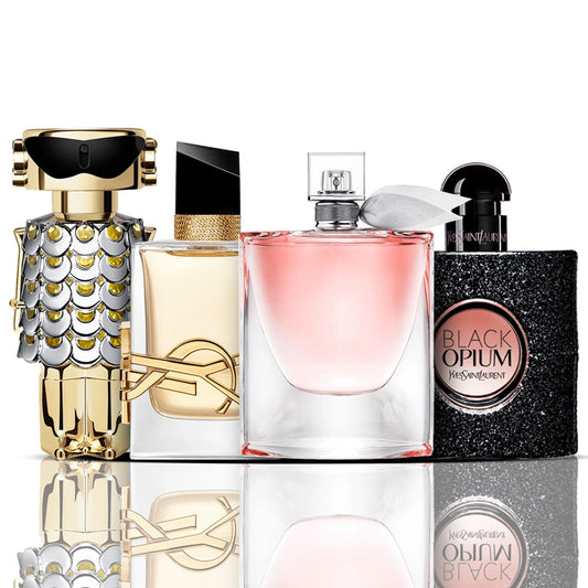 Sada 4 parfumov | Libre + La Vie Est Belle + Black Opium + Fame 100 ml