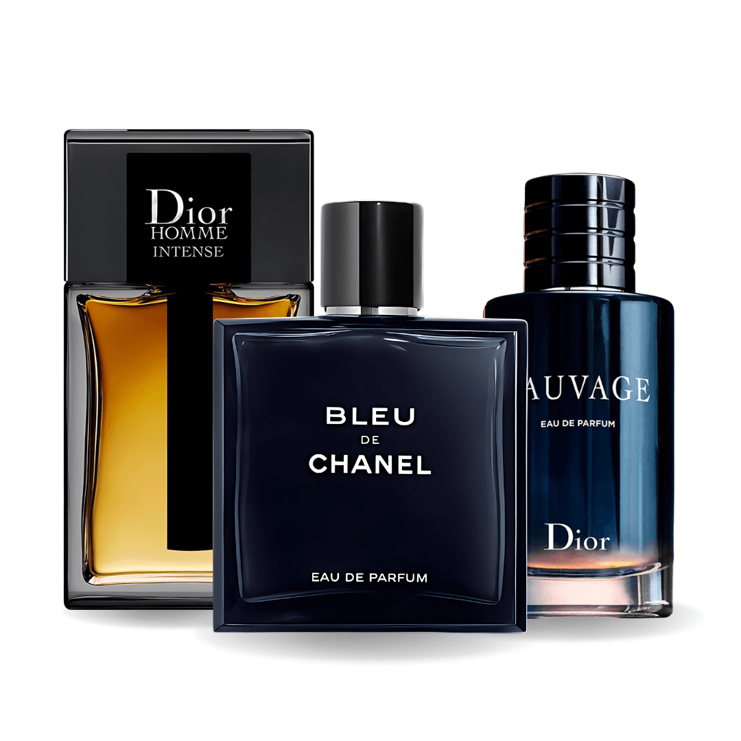 Sada 3 parfumov | Sauvage Dior, Bleu de Chanel, Dior Homme Intense 100 ml