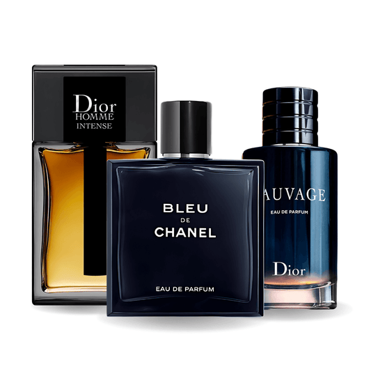 Sada 3 parfumov | Sauvage Dior, Bleu de Chanel, Dior Homme Intense 100 ml