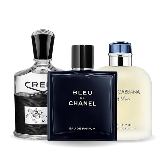 Sada 3 parfumov | Bleu de Chanel, Creed Aventus, Light Blue Dolce Gabbana 100 ml