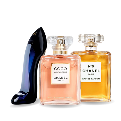 Sada 3 parfumov | GOOD GIRL, COCO MADEMOISELLE, Chanel Nº5 100 ml