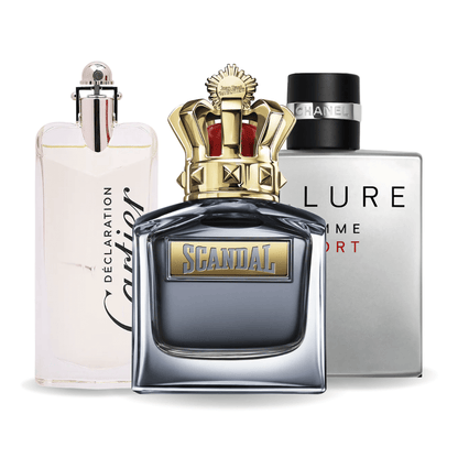 Sada 3 parfumov | Allure Homme Sports, Jean Paul Gaultier Scandal, Cartier Declaration 100 ml