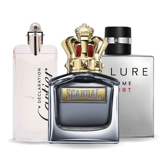 Sada 3 parfumov | Allure Homme Sports, Jean Paul Gaultier Scandal, Cartier Declaration 100 ml