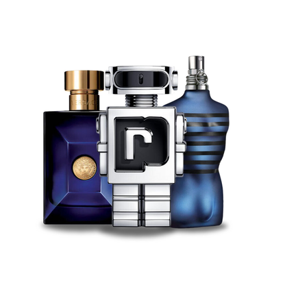 Sada 3 parfumov | Versace DYLAN BLUE, Paco Rabanne PHANTOM, Jean Paul Gaultier ULTRA MALE 100 ml
