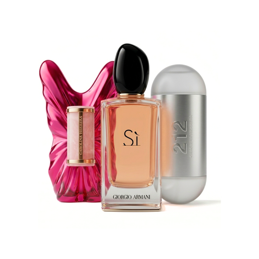 Sada 3 parfumov | Carolina Herrera La Bomba, Giorgio Armani SI, 212 NYC - 100ml