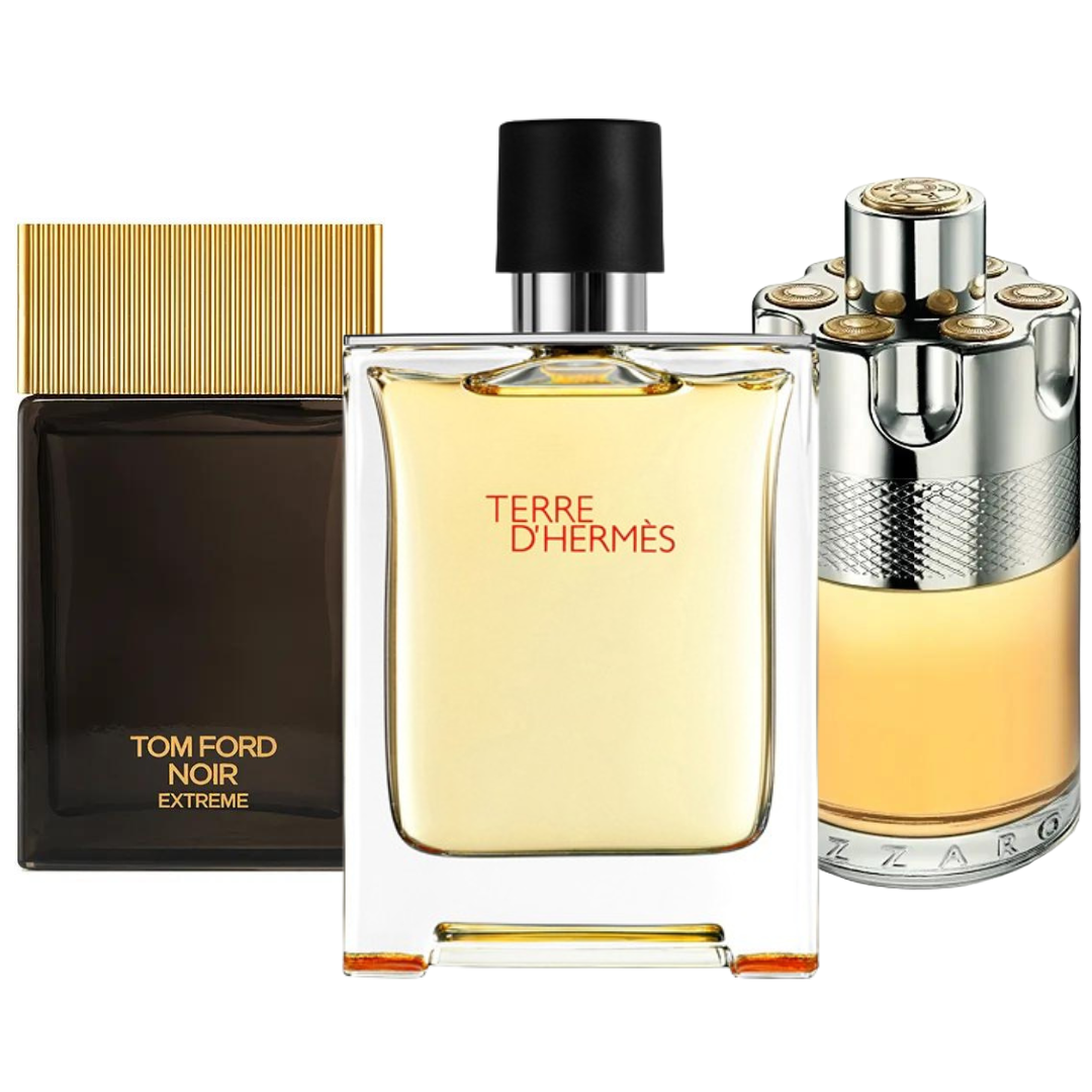 Sada 3 parfumov | Terre de'Hermes, Azzaro Wanted, Tom Ford Noir Extreme 100 ml