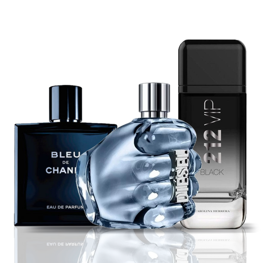 Sada 3 parfumov | Bleu de Chanel + Diesel Only The Brave + 212 VIP Black