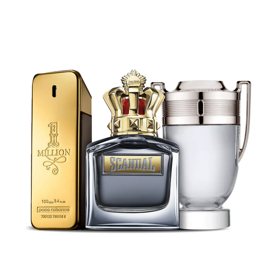 Sada 3 parfumov | Invictus + Scandal Men + One Million 100 ml