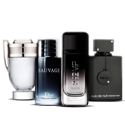 Sada 4 parfumov | One Million Royal + 212 VIP Men + Sauvage Dior + Versace Eros 100 ml