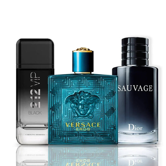 Sada 3 parfumov | Versace Eros + Sauvage Dior + 212 Vip Black