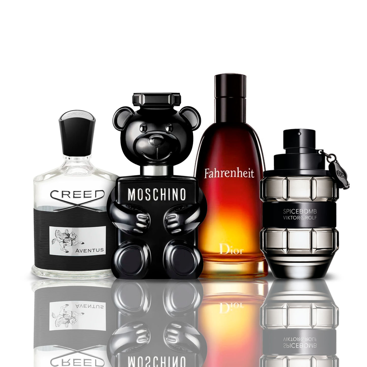 Sada 4 parfumov | Creed Aventus + Fahrenheit + SpiceBomb + Toy Boy Moschino 100 ml