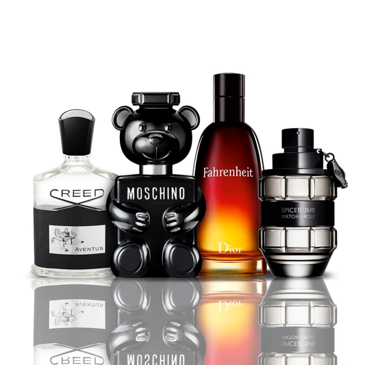 Sada 4 parfumov | Creed Aventus + Fahrenheit + SpiceBomb + Toy Boy Moschino 100 ml