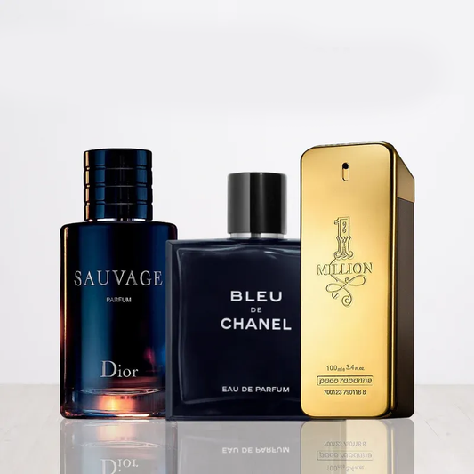 Sada 3 parfumov | Sauvage Dior + One Million + Bleu de Chanel 100 ml