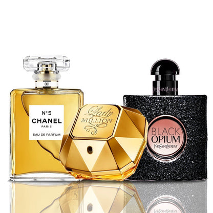 Sada 3 parfumov | Chanel N°5 + Lady Million + Black Opium